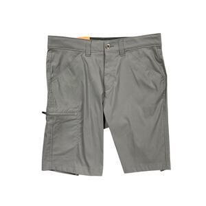 Eddie Bauer Shorts Mens 32 Gray Nylon Stretch Rainier 10 in Tech Active Outdoor
